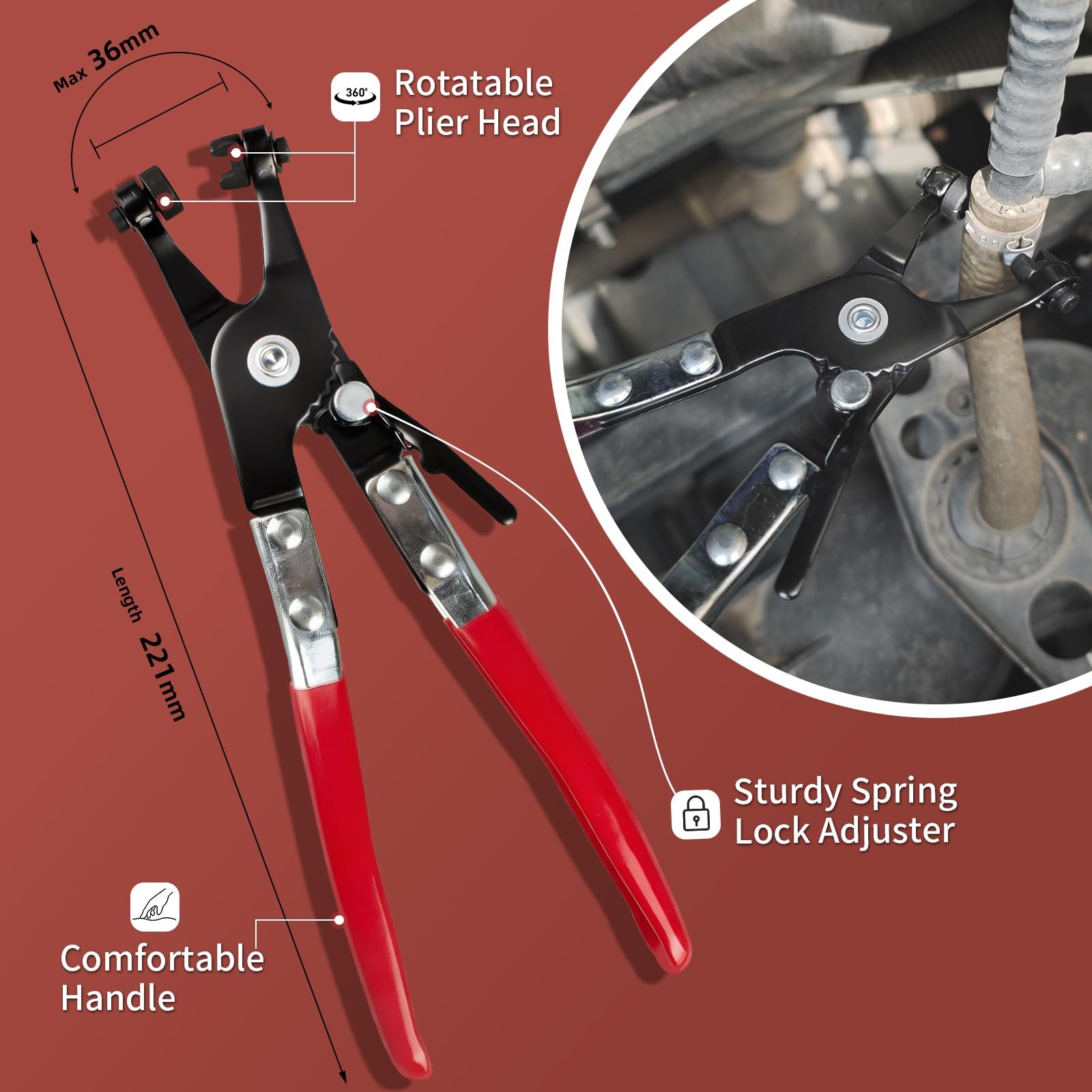 10 Electrical Disconnect Pliers Set for Cars, Automotive Connector Tools