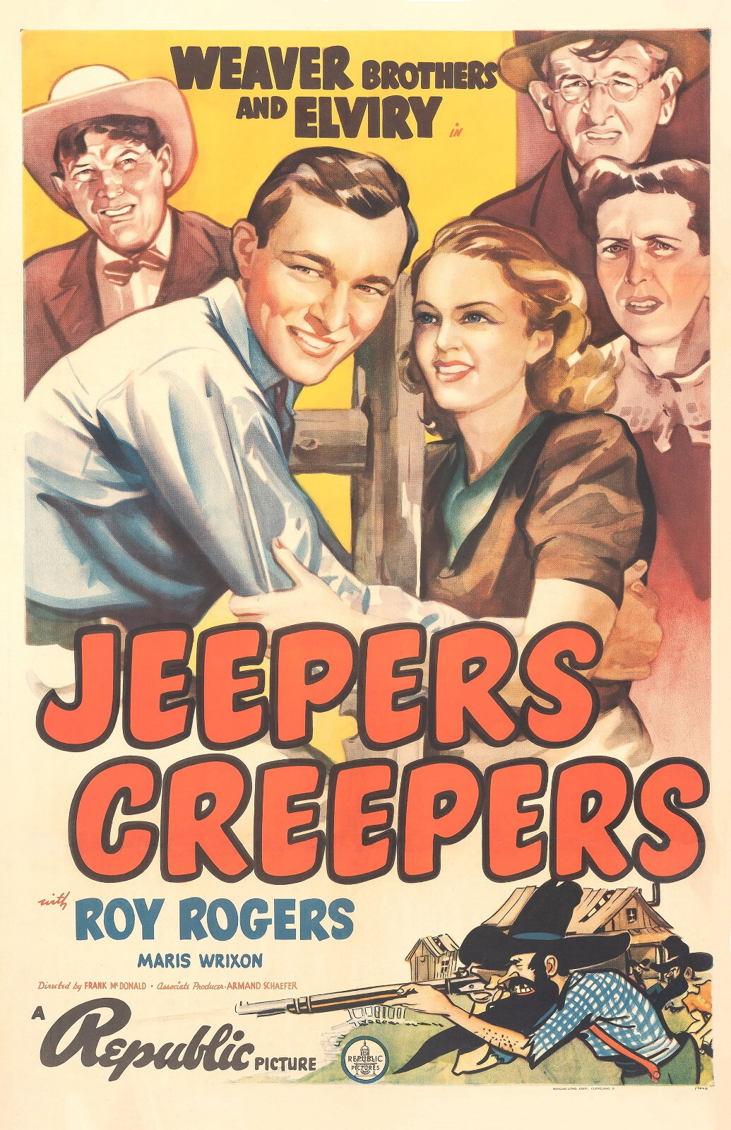 BB2064 Jeepers Creepers Film By Frank McDonald 1939 Movie Poster 11×17
