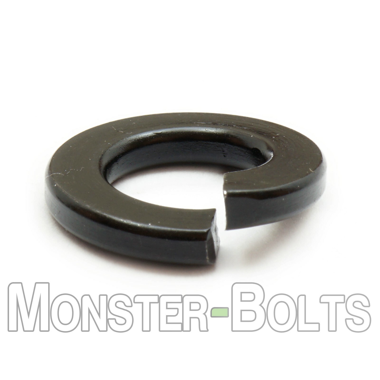 Medium Split Lock Washers, Steel w/ Black Oxide, #2 #4 #6 #8 #10 1/4″ 5/16″ US
