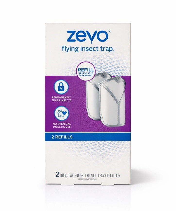Zevo – Flying Insect Trap – Refill Kit 2 Pack – NEW!