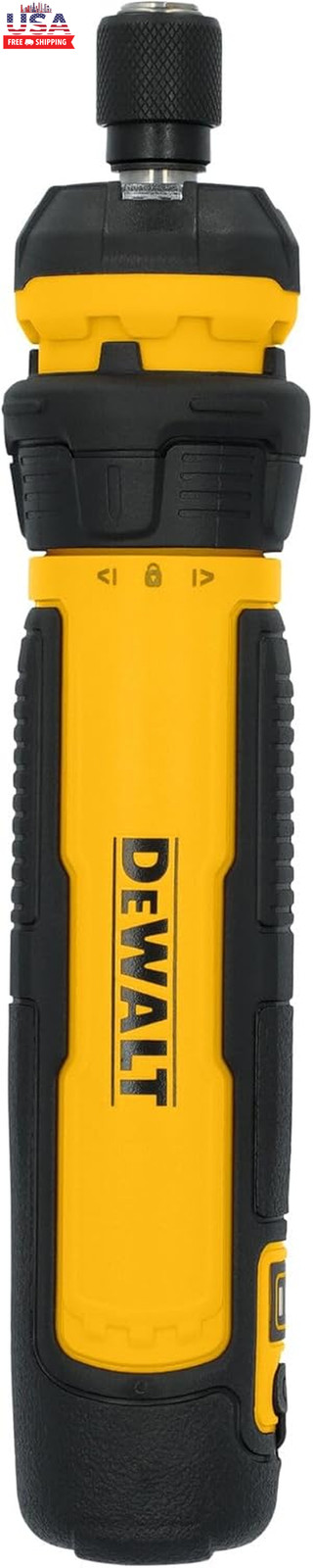 DEWALT Cordless Screwdriver, 4V USB Rechargeable Electric Screwdriver with 12 Pc