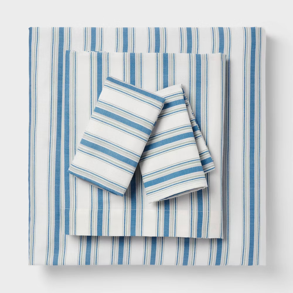Cotton Blend Sateen Sheet Set – Room Essentials