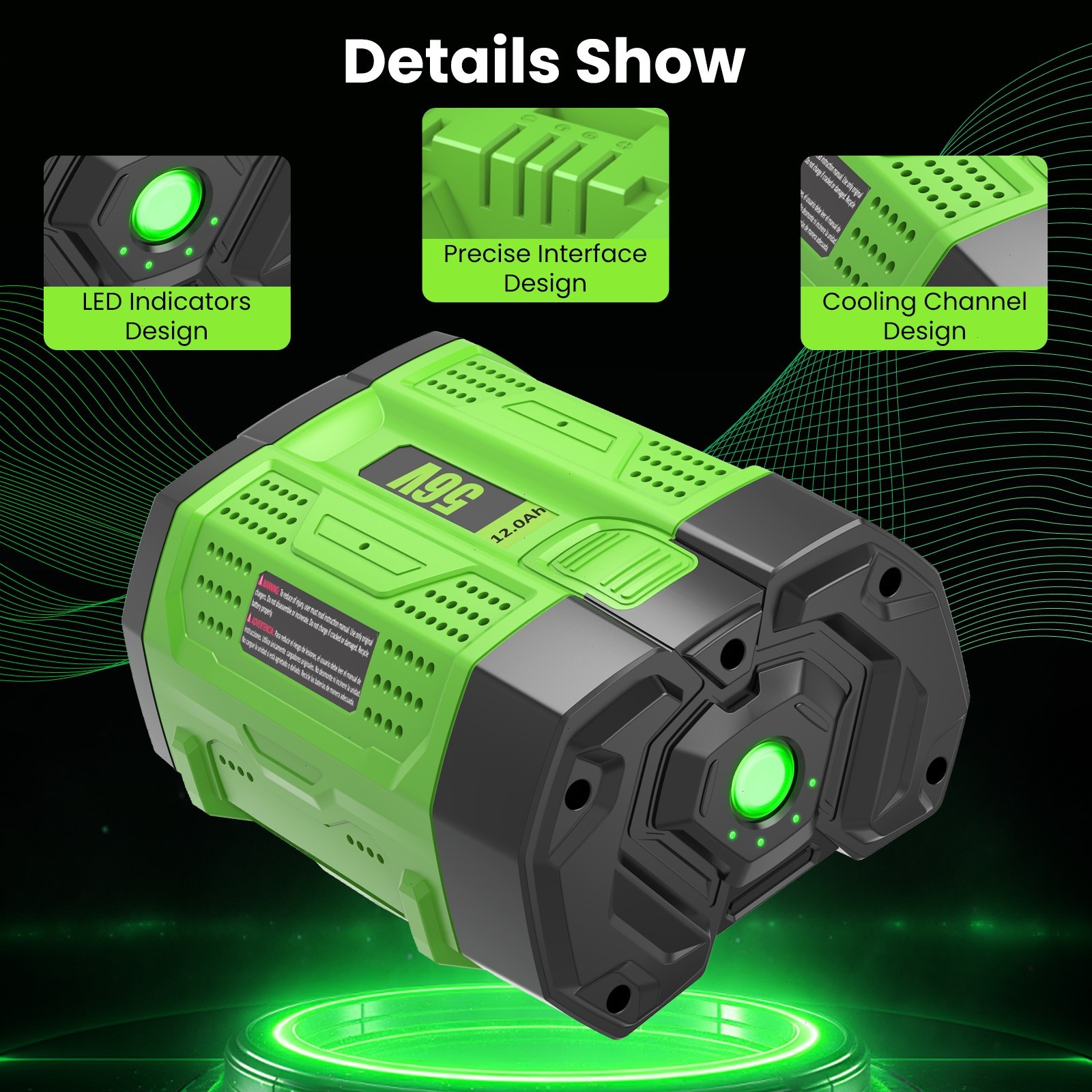 2pack New FOR Genuine OEM EGO 56V Power+ Arc BA6720T 12.0 Ah Lithium Battery