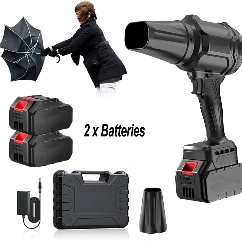 Handheld Cordless Leaf Blower 500,000 RPM Electric Leaf Blower Battery & Charger