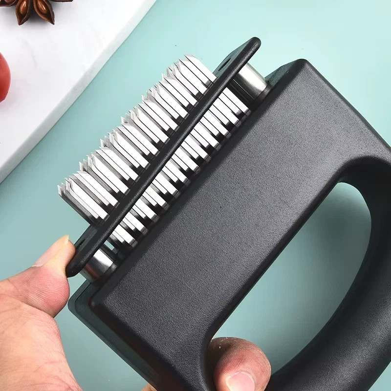 48 Pin Meat Tenderizer Stainless Steel Steak Needle Tool BBQ Beef Kitchen
