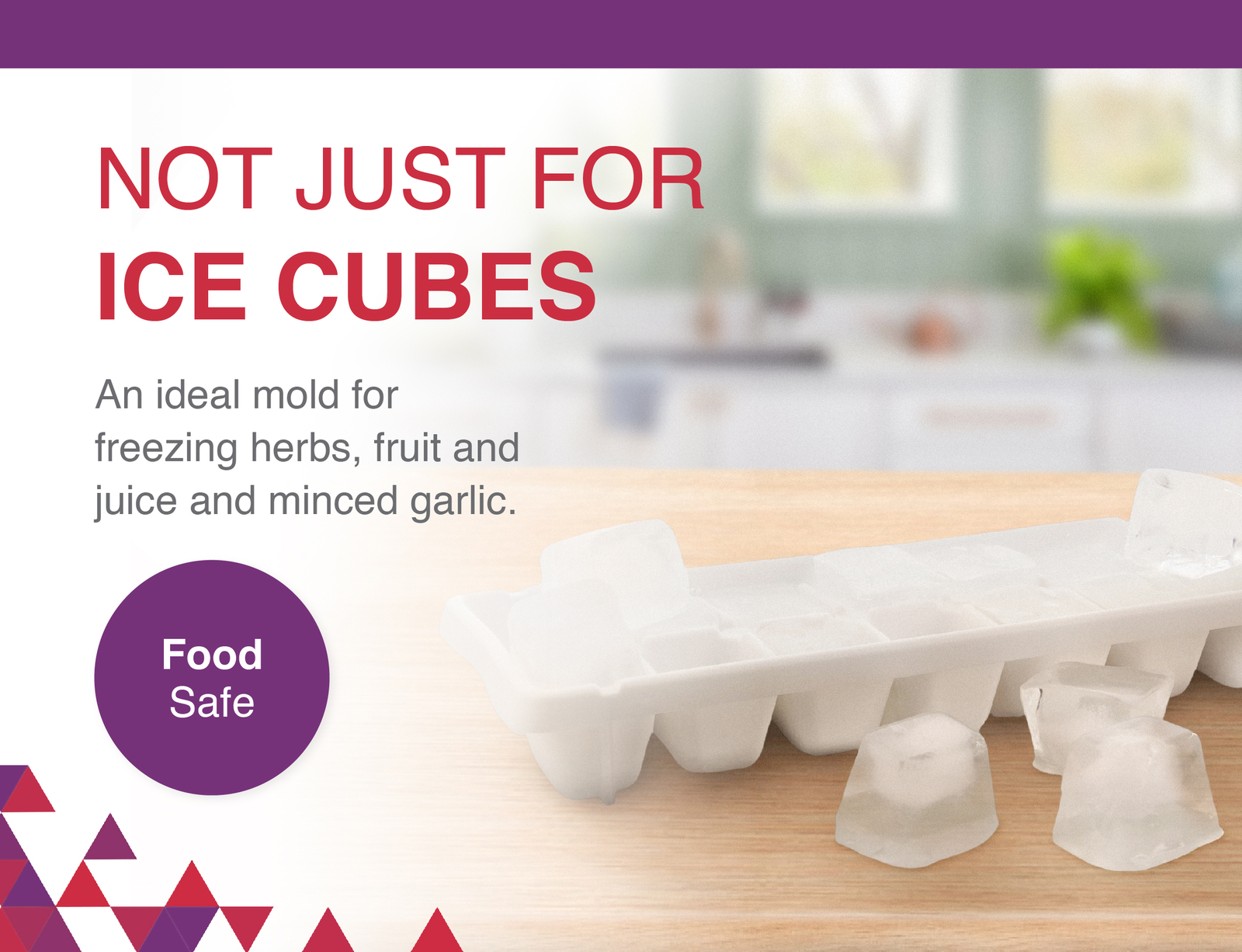 Arrow Ice Cube Trays, 3pk – Easy Release Large Ice Cube Trays for any Drink