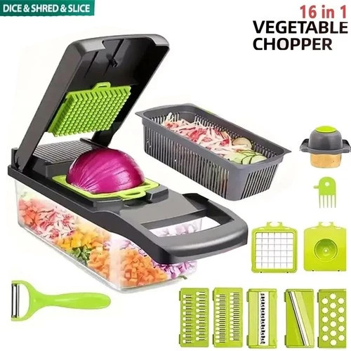 Fullstar 6-in-1 Mandoline Spiralizer Food Slicer – Black