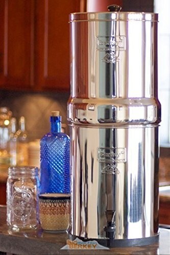 NEW Royal Berkey 3.25 System with 2 Brand New 7″ Certified Ceramic Water Filters