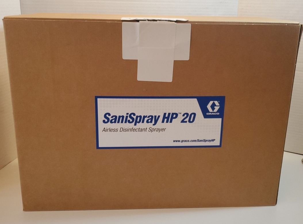 Graco SaniSpray HP20 42oz Hand Held Battery Airless Disinfect Sprayer painter