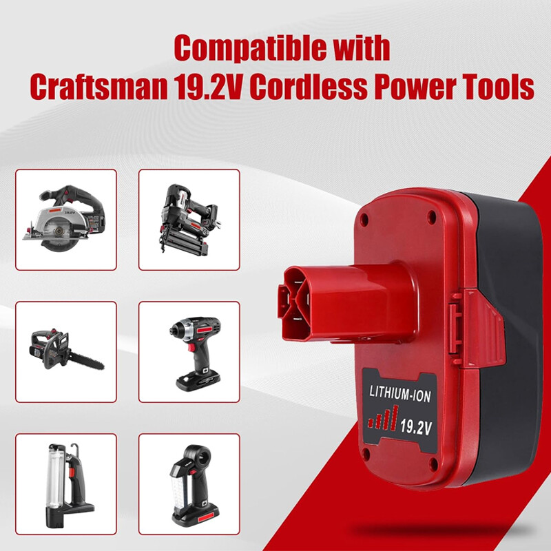 19.2 Volt 8.0Ah For Craftsman C3 Lithium ion XCP Battery / Charger 11375 8.0Ah