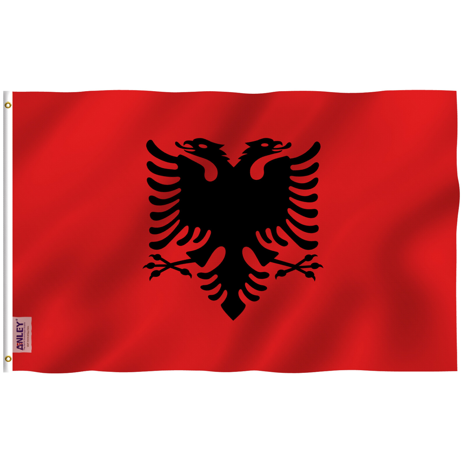 Anley Fly Breeze 3×5 foot Albania Flag – Albanian National Flags Polyester