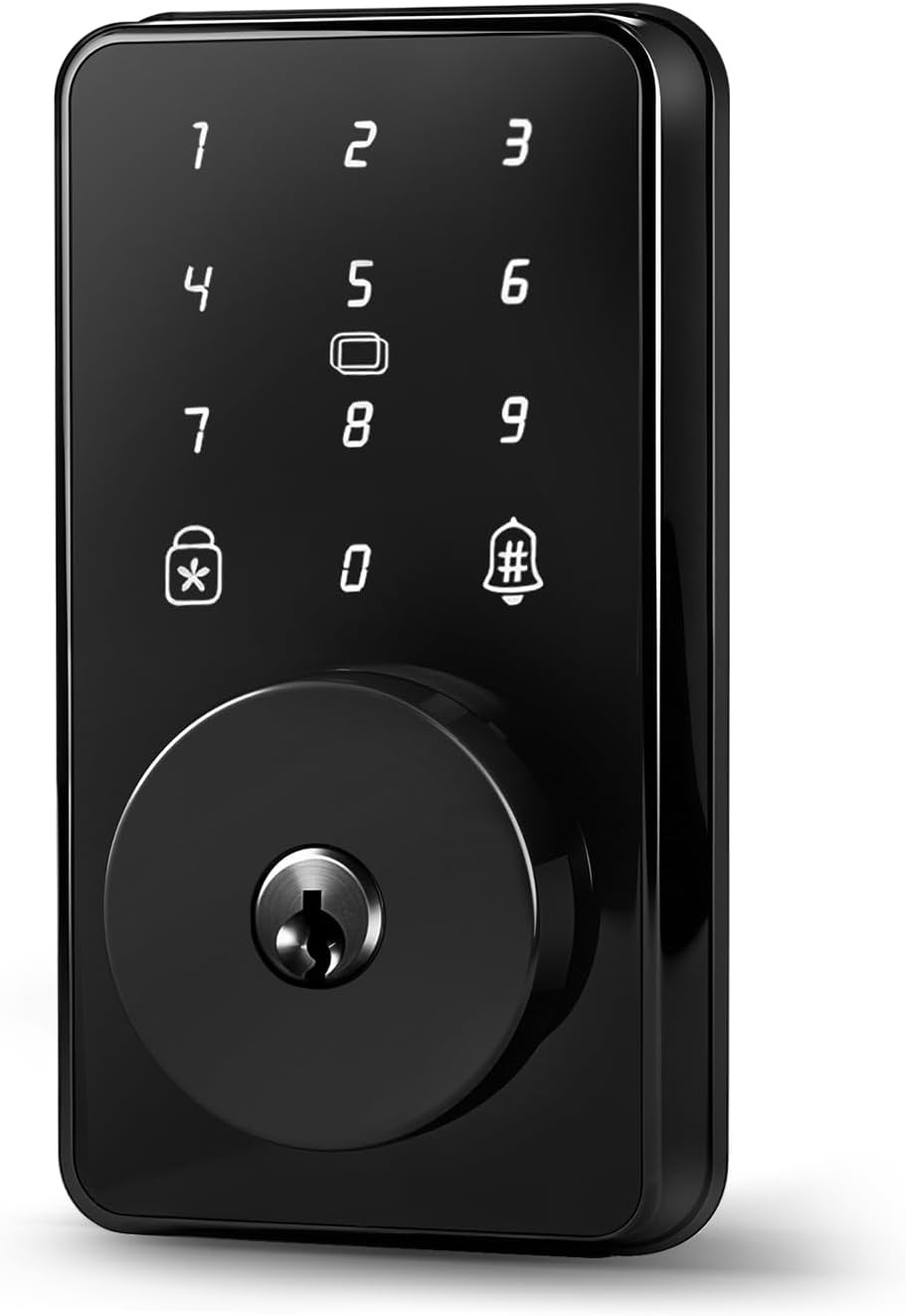 Keyless Entry Door Lock with Keypad, Smart Deadbolt Lock for Front Door with 2