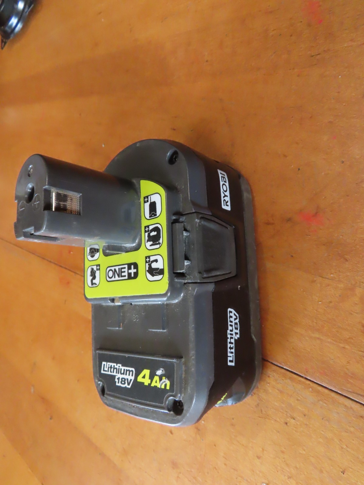 Genuine Ryobi P197 ONE+ 18V 4.0Ah Lithium Battery Parts Or Repair Just Blinks