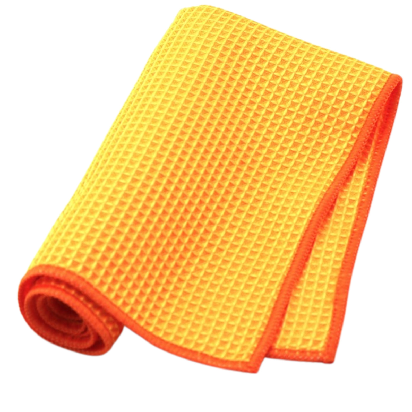 Bulk Case of 10 Microfiber Waffle Textured Cleaning Cloths,16×16, Lint Free