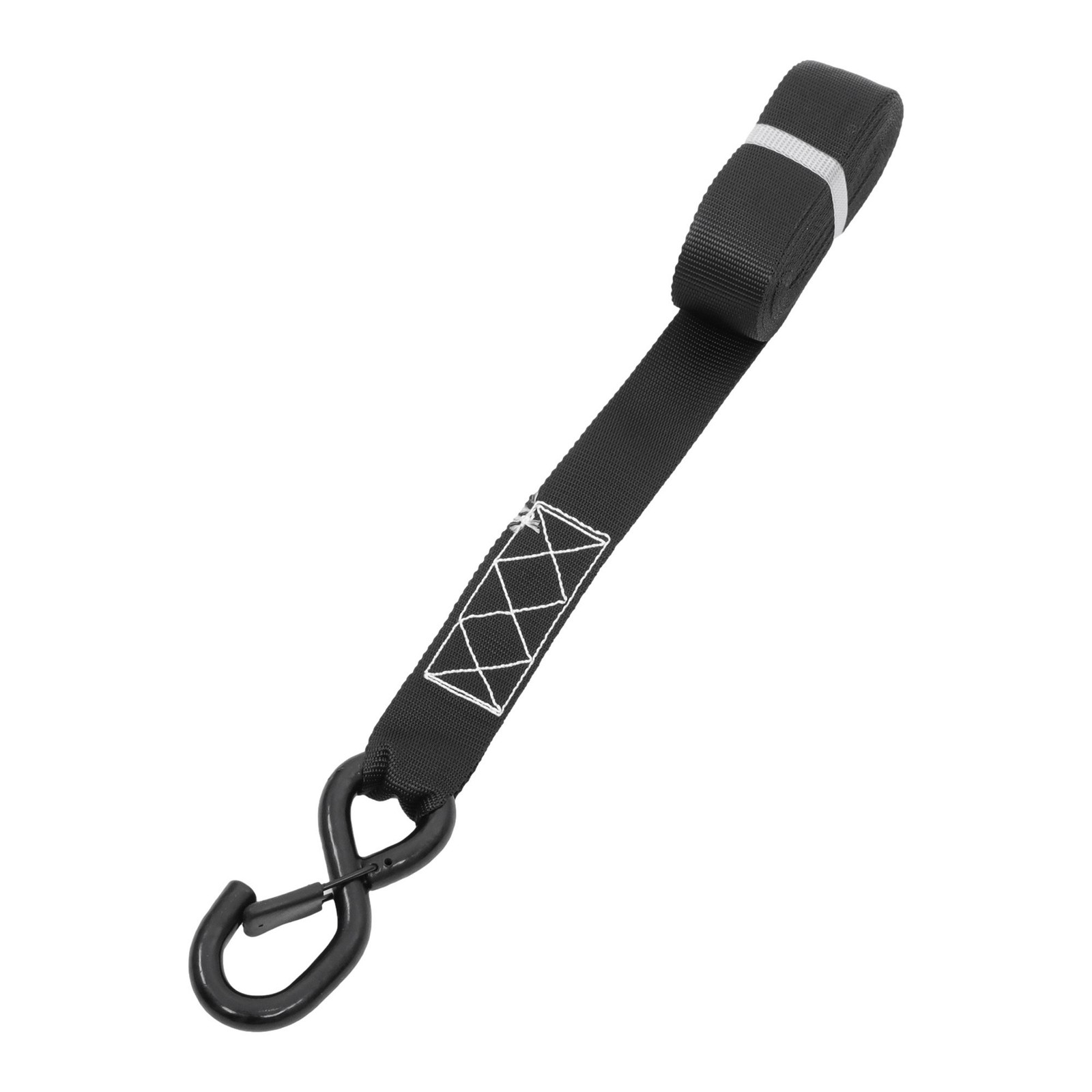 Ratchet Straps (4 Pack) – 5,208lbs Break Strength 1.6″x15′ Black Tie Down Straps