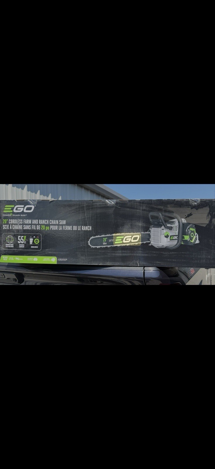 Ego Power+ 20In Chainsaw With 6Ah Battery And Charger Kit