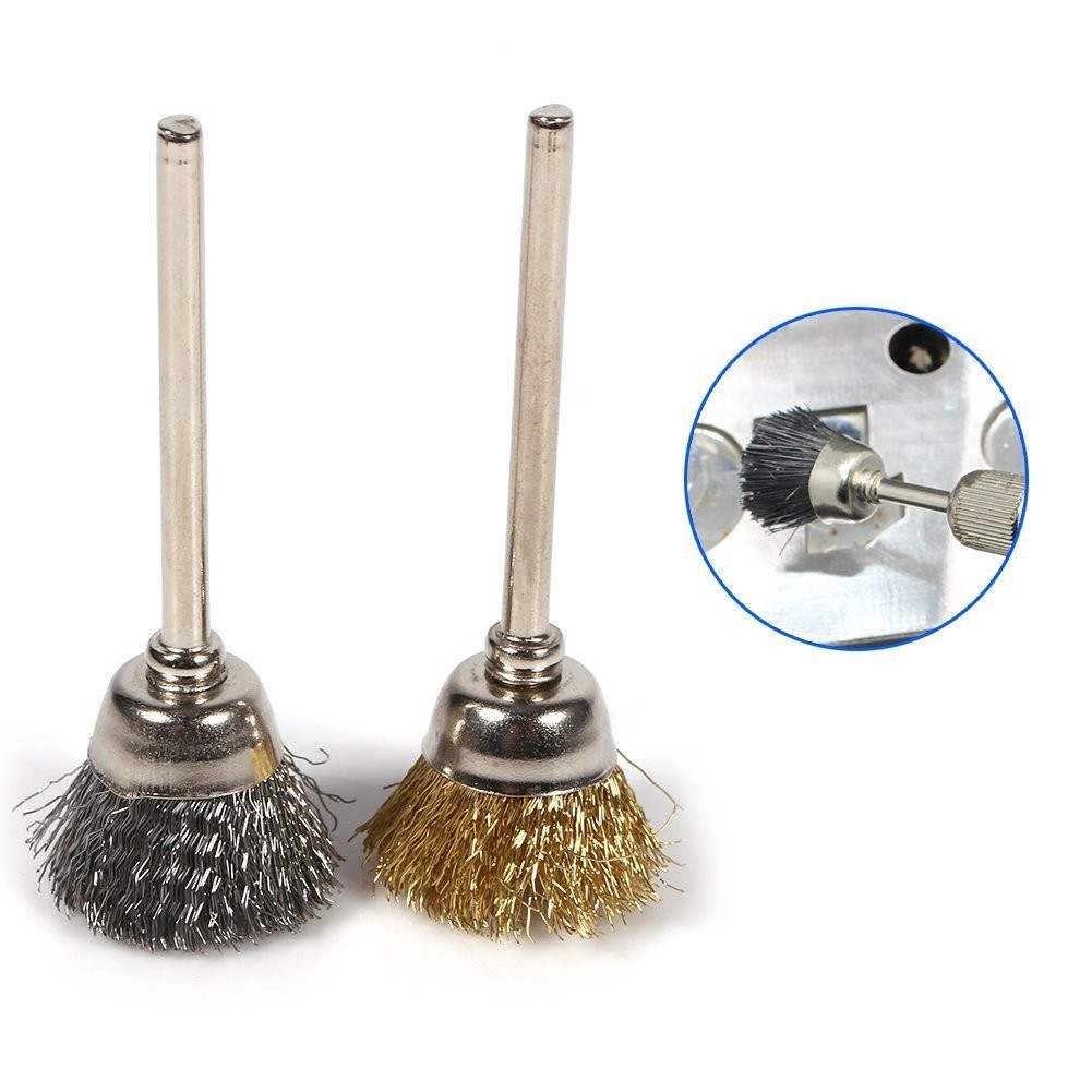 Alloy Steel Wire Brush Polishing Wheels Set – 36 Pcs for Metal & Wood Finishing