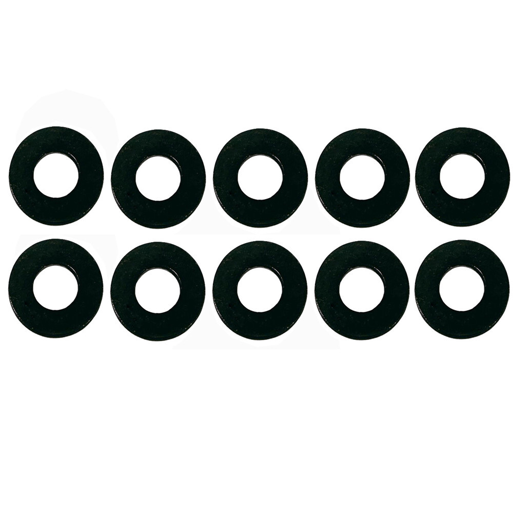 10 Pc T316 Stainless Steel 1/4″ ID Flat Washer Black Oxide Flat Washer