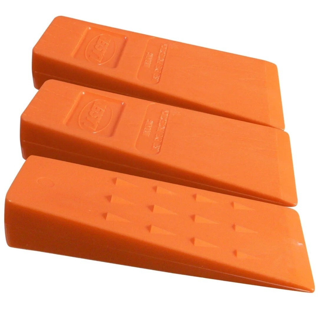 3 Felling Bucking 5-1/2″ Wedges High Impact ABS Plastic Double Falling Made USA
