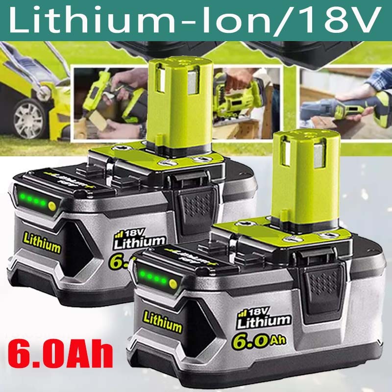 For RYOBI P108 18V ONE Plus Battery High Capacity Lithium Battery/Charger pack