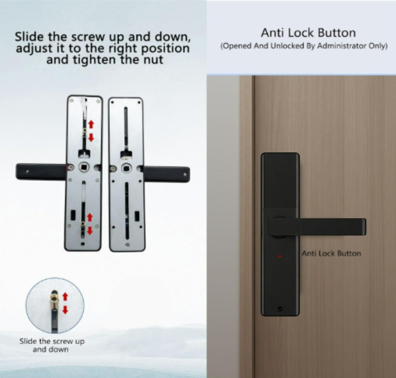 Smart Fingerprint Door Lock, Keyless Entry Front Door Lock Deadbolt