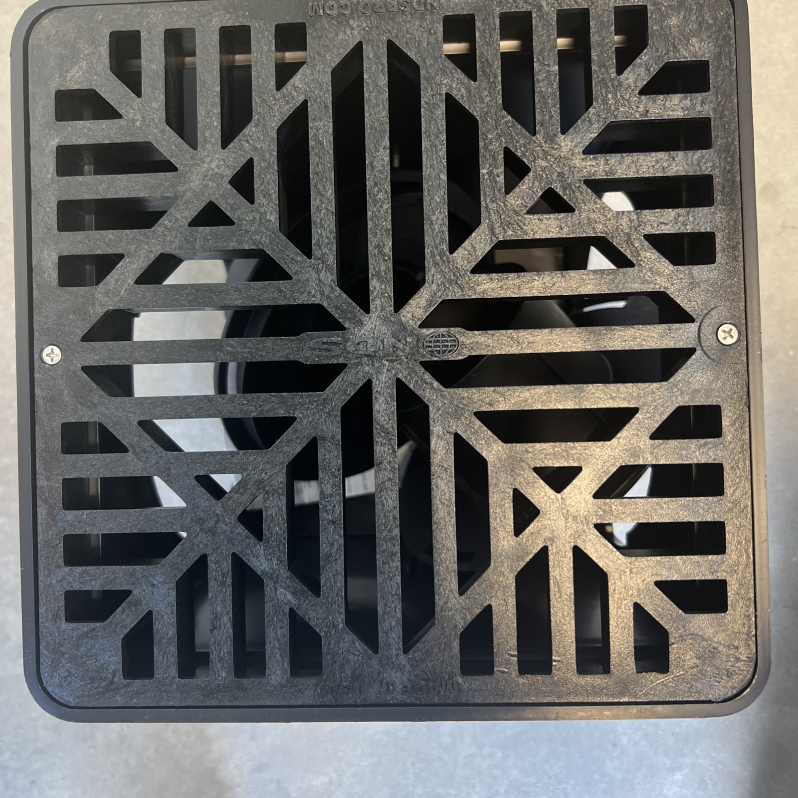 NDS 900BKIT 9 in. (9.38 in.) Square Catch Basin Drain Kit