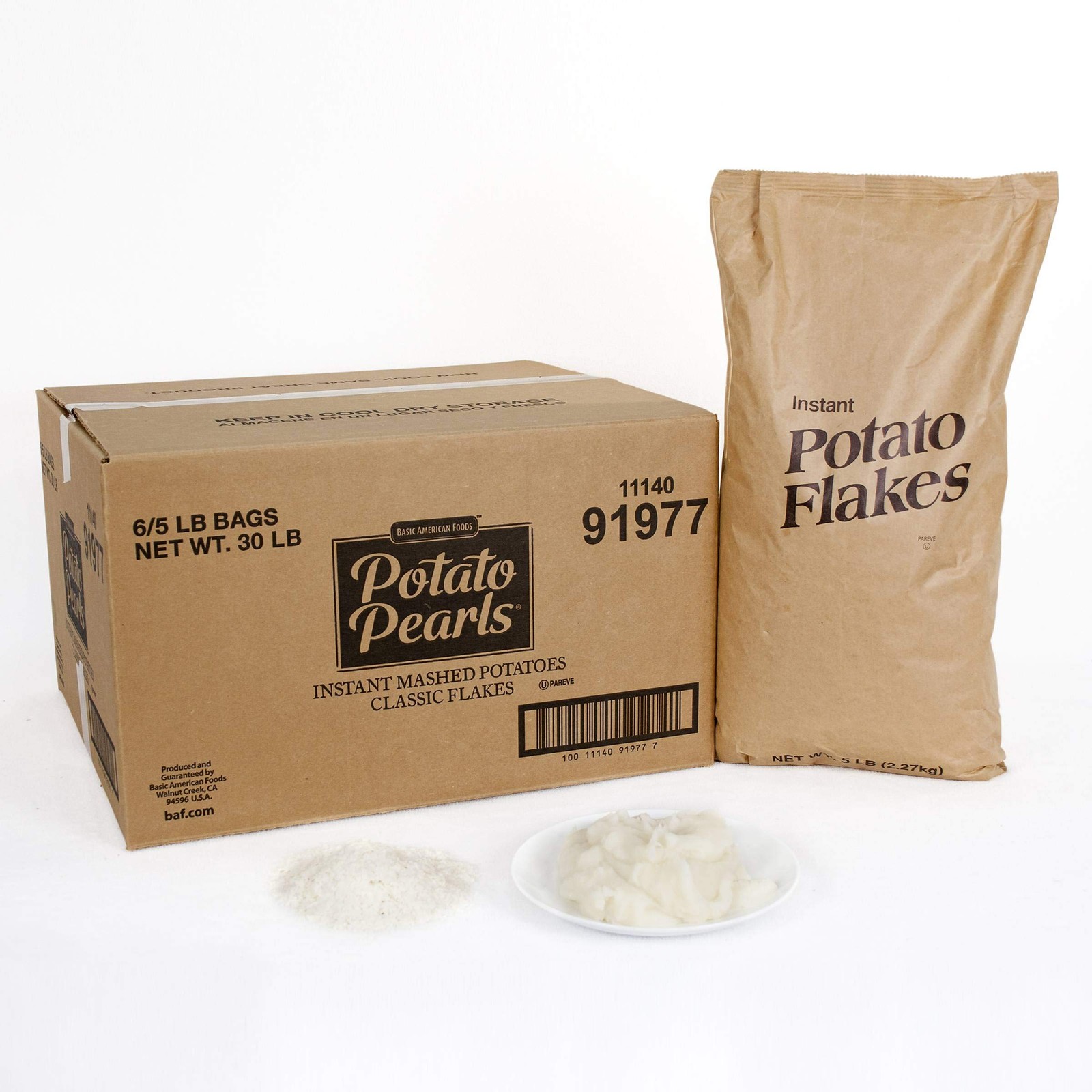 Potato Flakes Instant, 5 Pound — 6 Case