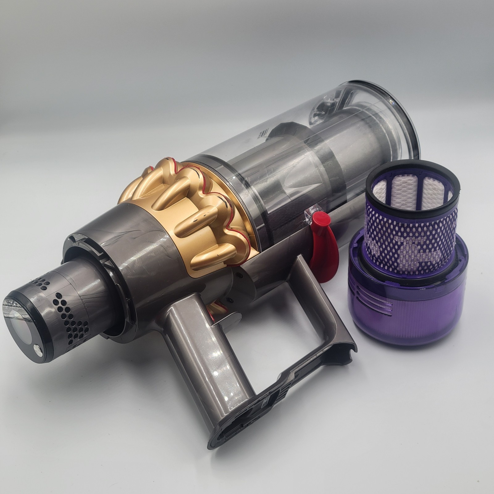 Dyson V15 Detect SV47 Vacuum 965478-15 Main Body, Big Cyclone & Dust Bin *READ*
