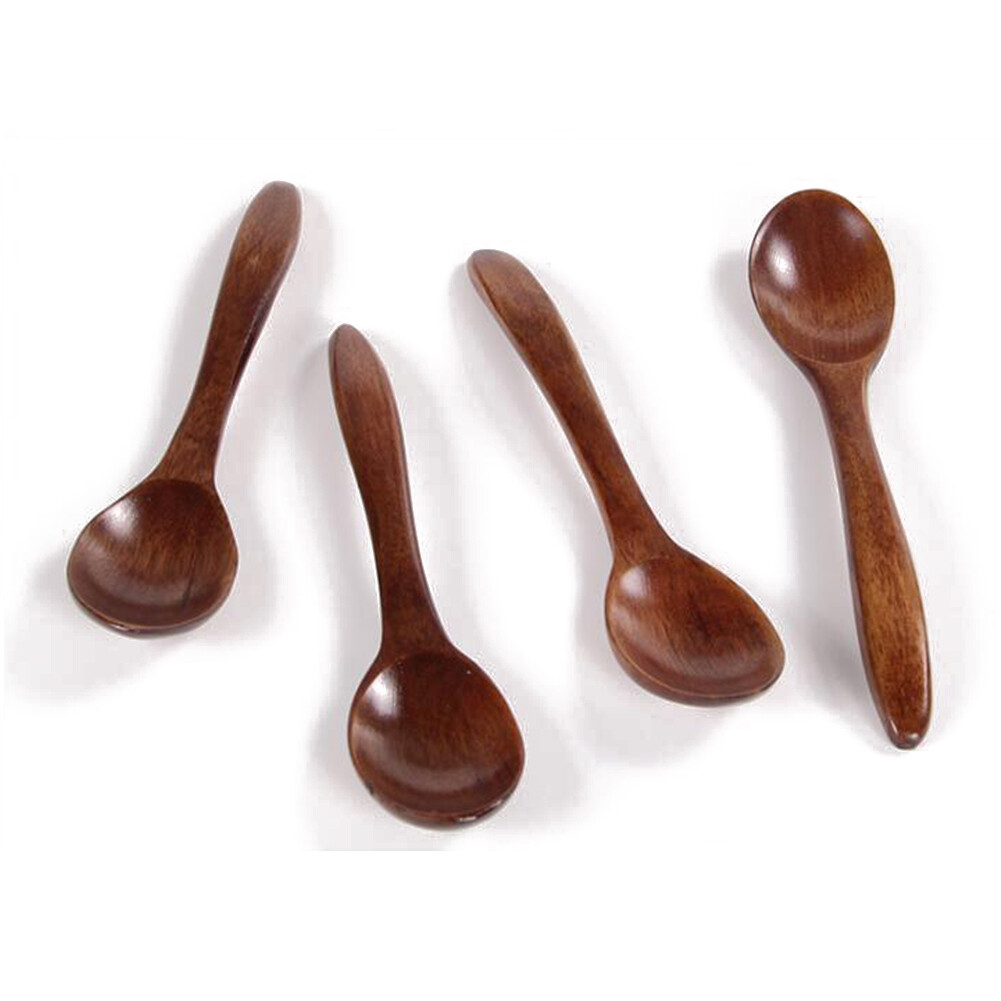 Wood Spoon Bamboo Kitchen Utensil Cooking Utensil Tool Soup Teaspoon Catering