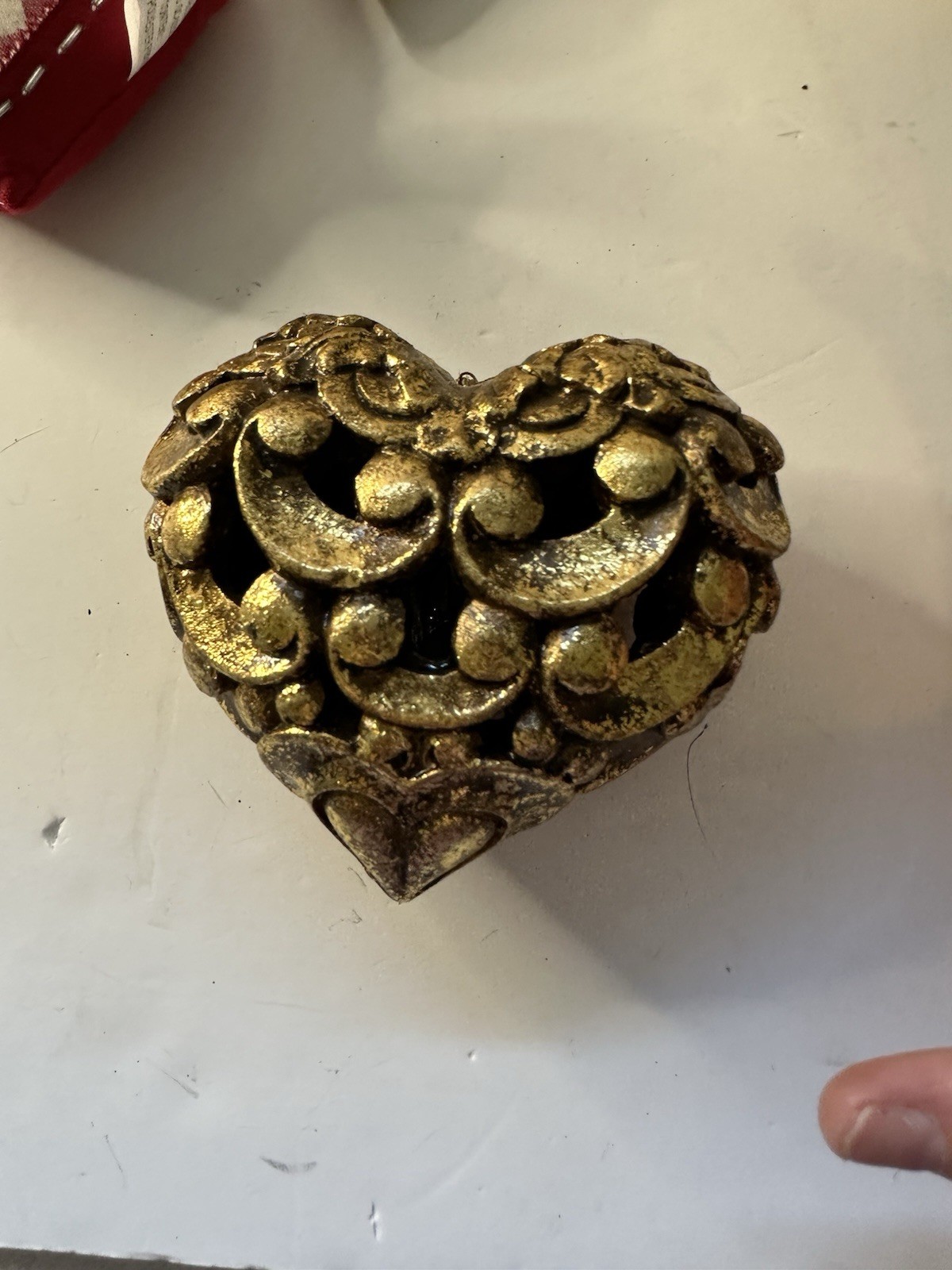 Large Hearts Valentine Decor Lot Of 8 Wood, Metal, Cloth, Paper Mache