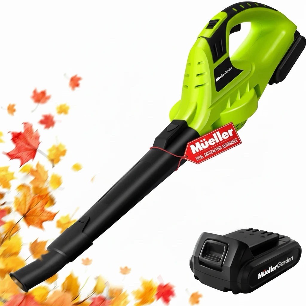 Mueller UltraStorm Leaf Blower Cordless Electric, 140 MPH 20 V Motor, NEW
