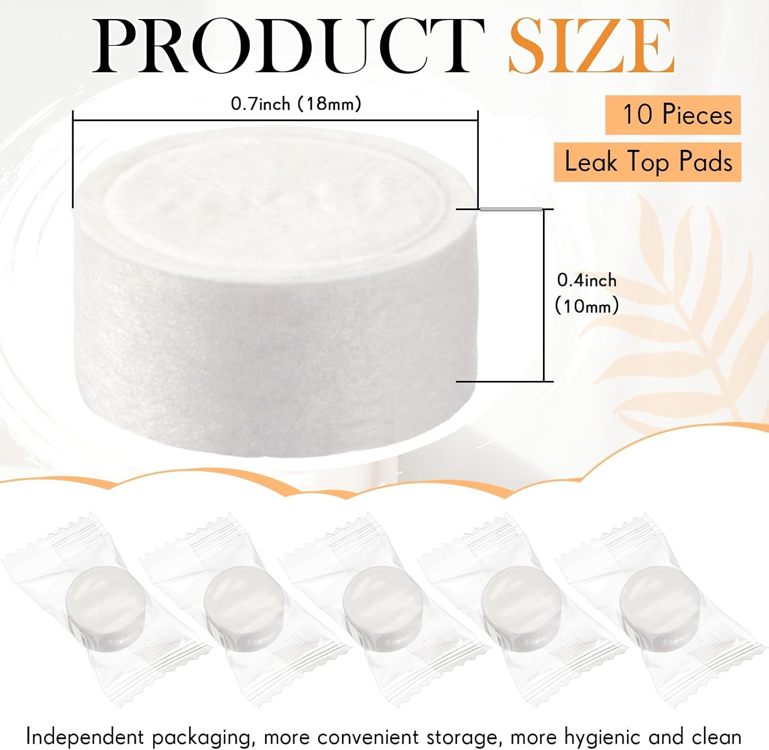 10 Pcs Replacement Pads for Automatic Leak Detectors in Under Sink Reverse Osmos