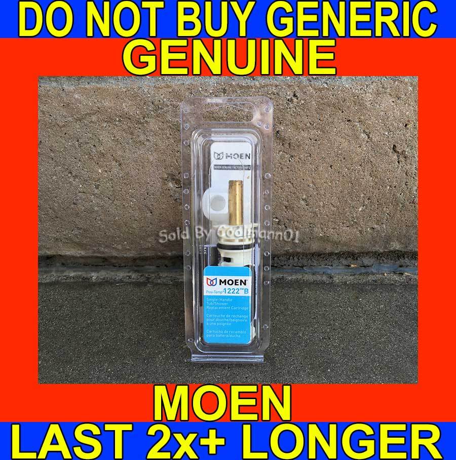 NEW! GENUINE MOEN 1222 POSI-TEMP Single Handle 1222B Cartridge **US SELLER** OEM