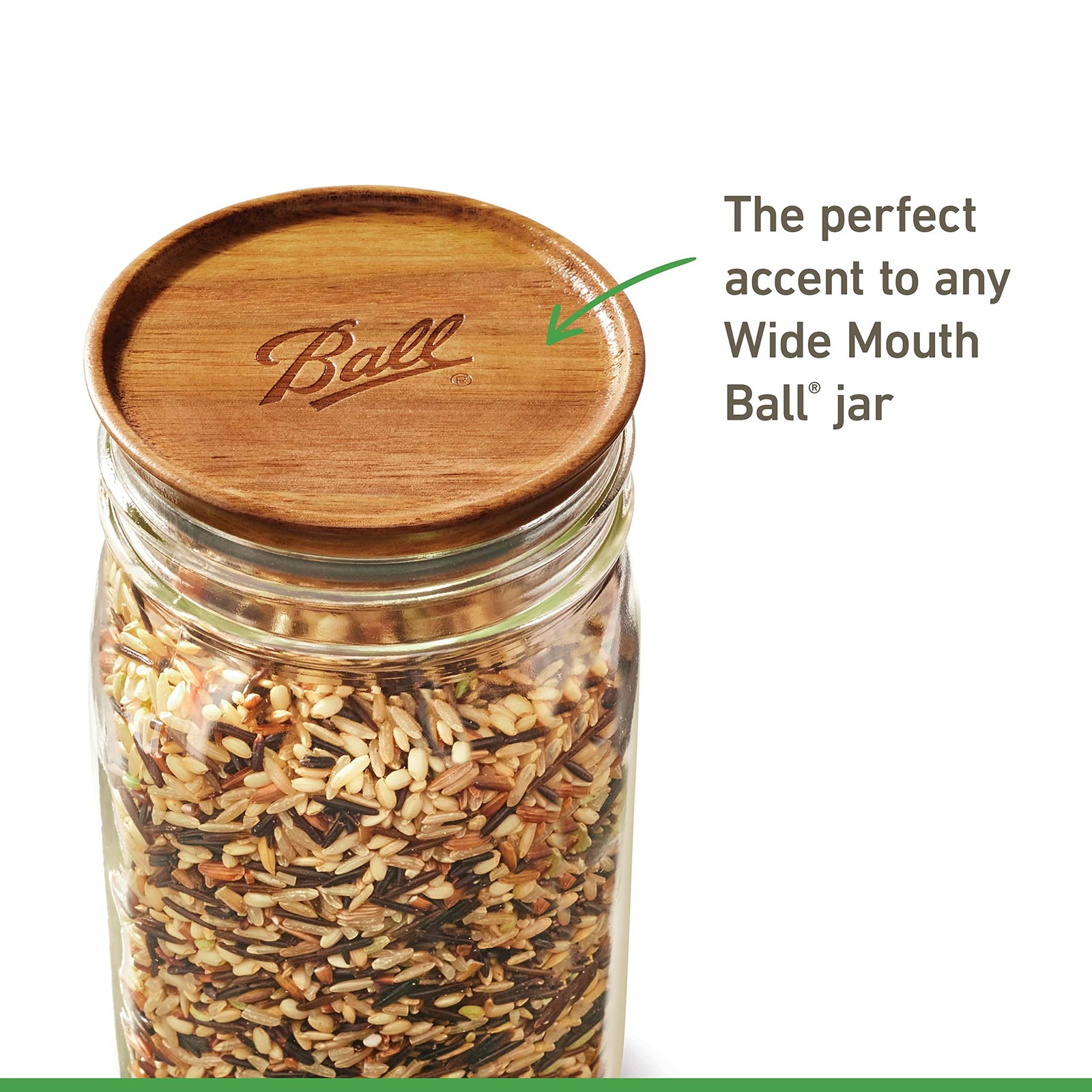 Jar Wooden Storage Lids 5 Pack Durable Replacement Lids for Wide Mason Jars