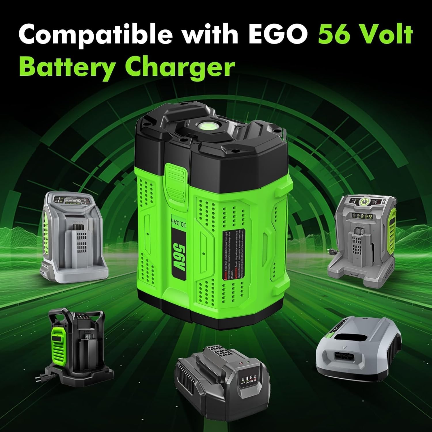 Genuine EGO POWER+ BA2800T 56V 10.0 Ah Lithium 12Ah Battery Upgrade Fuel Gauge