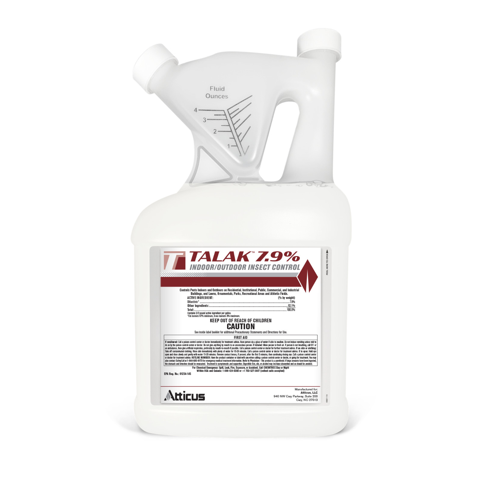 Talak 7.9% Indoor/Outdoor Insect Control – Bifenthrin Concentrate (1 GAL)