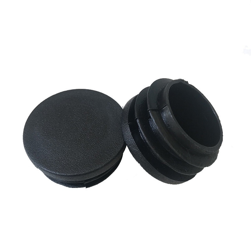 Round Plastic Tube End Caps Insert Bungs Blanking Plugs For Steel Tubing Pipe