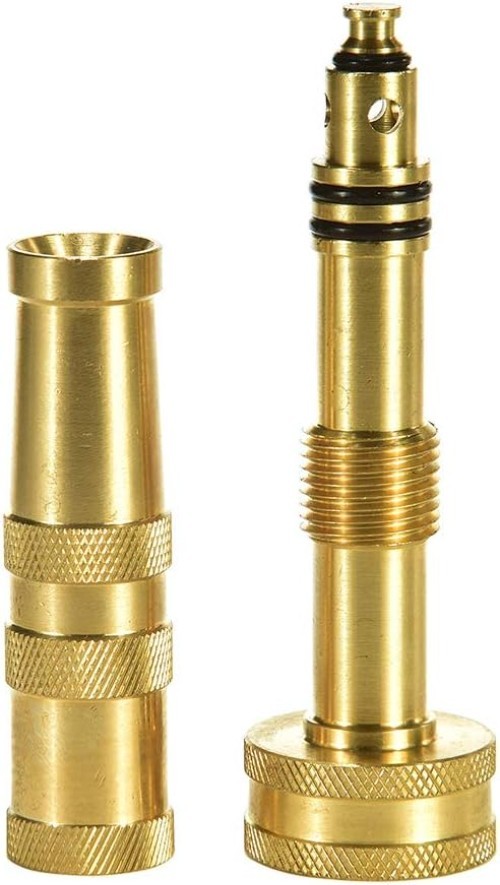 Compact Heavy-Duty Garden Hose Nozzle – Adjustable Spray Patterns for All Tasks
