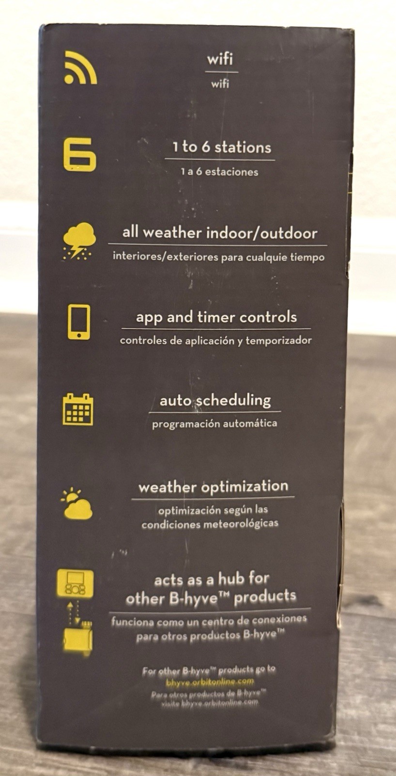 Orbit 57946 6-Station B-Hyve Indoor/Outdoor Wi-Fi Sprinkler System Controller