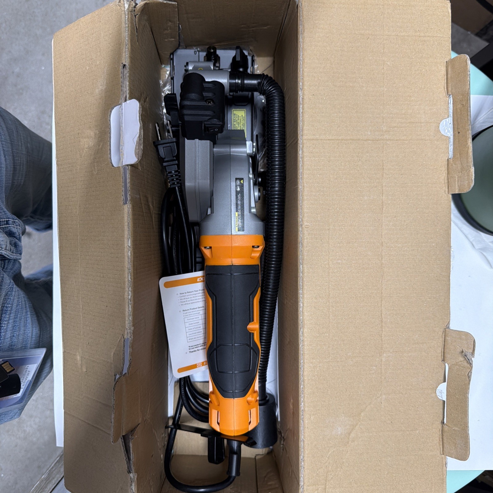 Power Circular Saw,4.8A Mini Circular Saw with Laser Guide,4000RPM Corded Saw…