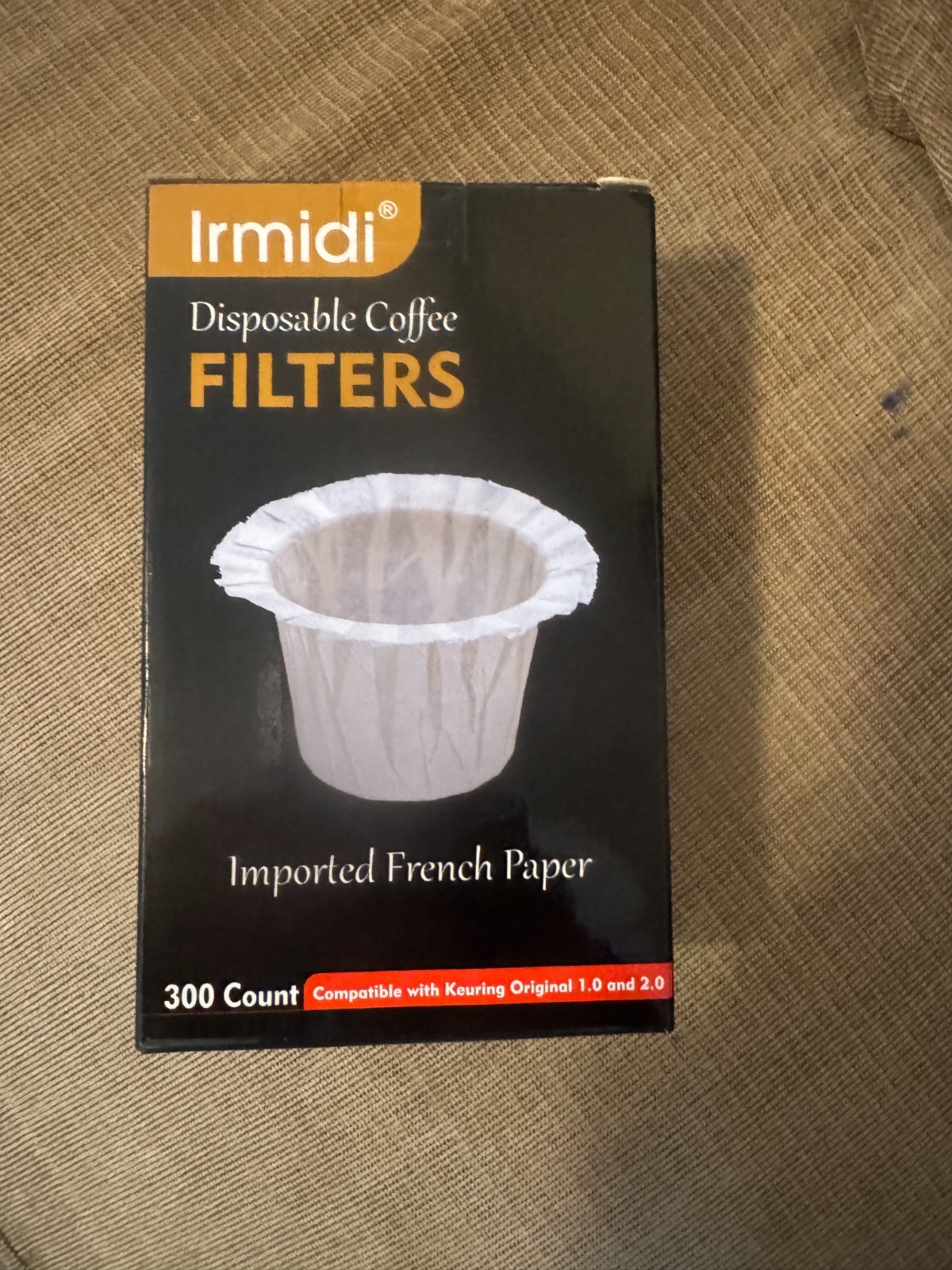 Irmidi 2 Boxes of 300 Count Disposable Coffee Filters Keurig Original 1.0 & 2.0