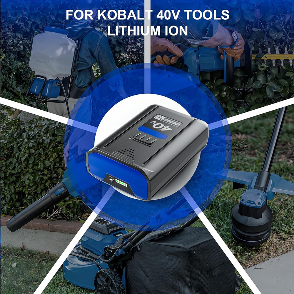40V 6.0Ah Replacement Lithium Battery for Kobalt KB540-06 KB440-06 KB440-03 40V