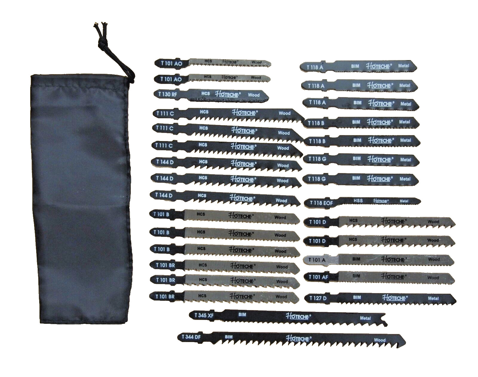 30 PC T-shank Jig Saw Blade set Wood/Metal Cutting General Purpose 621003