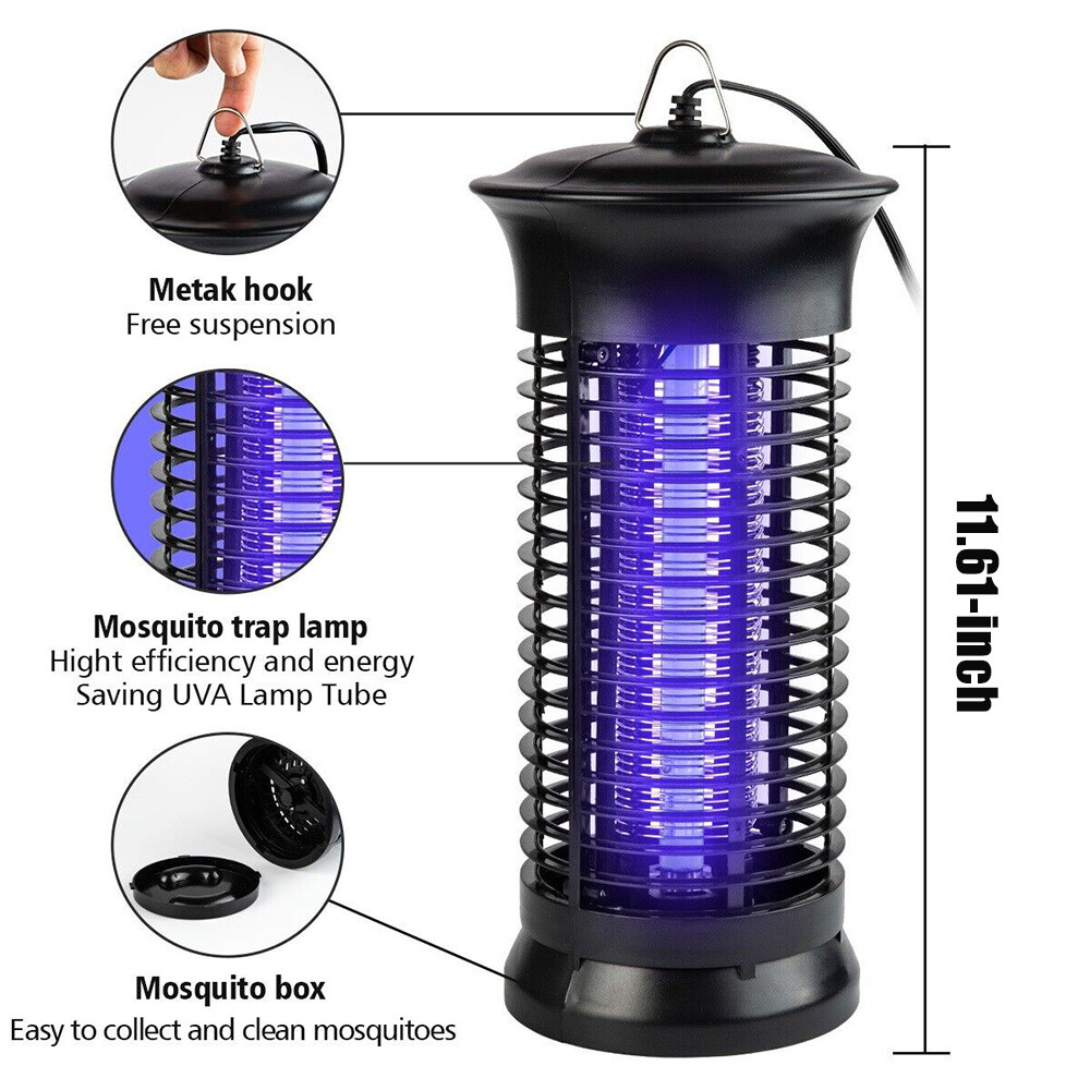 Electric Fly Bug Zapper Mosquito Insect Killer LED Light Trap Pest Control Lamp