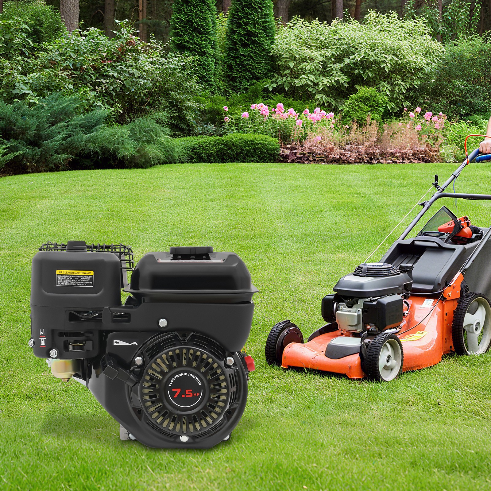 212cc 7.5hp 4-stroke Gasoline Engine Steel Start Engine Manual