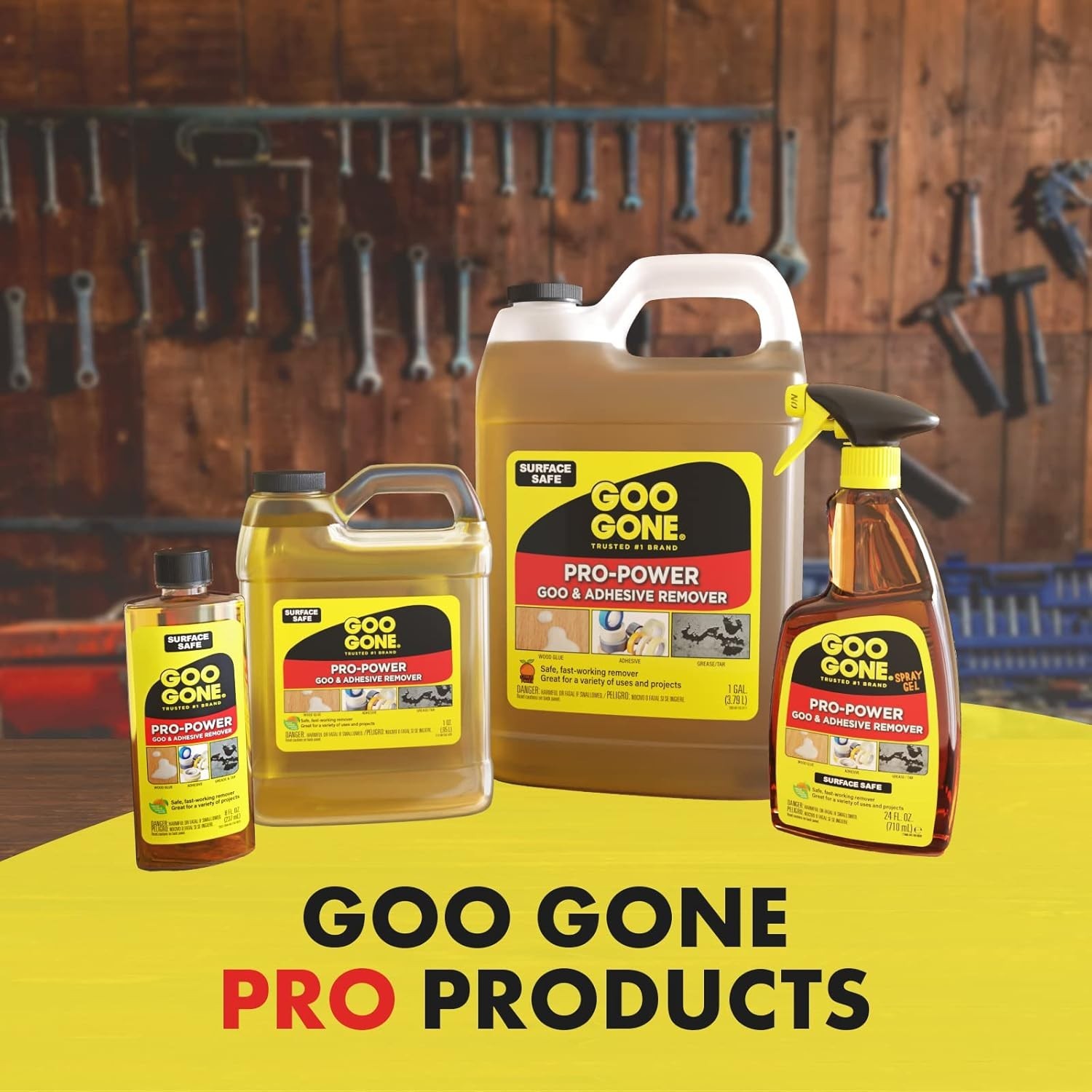 Pro-Power Spray Gel Adhesive Remover – Surface Safe, Great Cleaner, No Harsh …