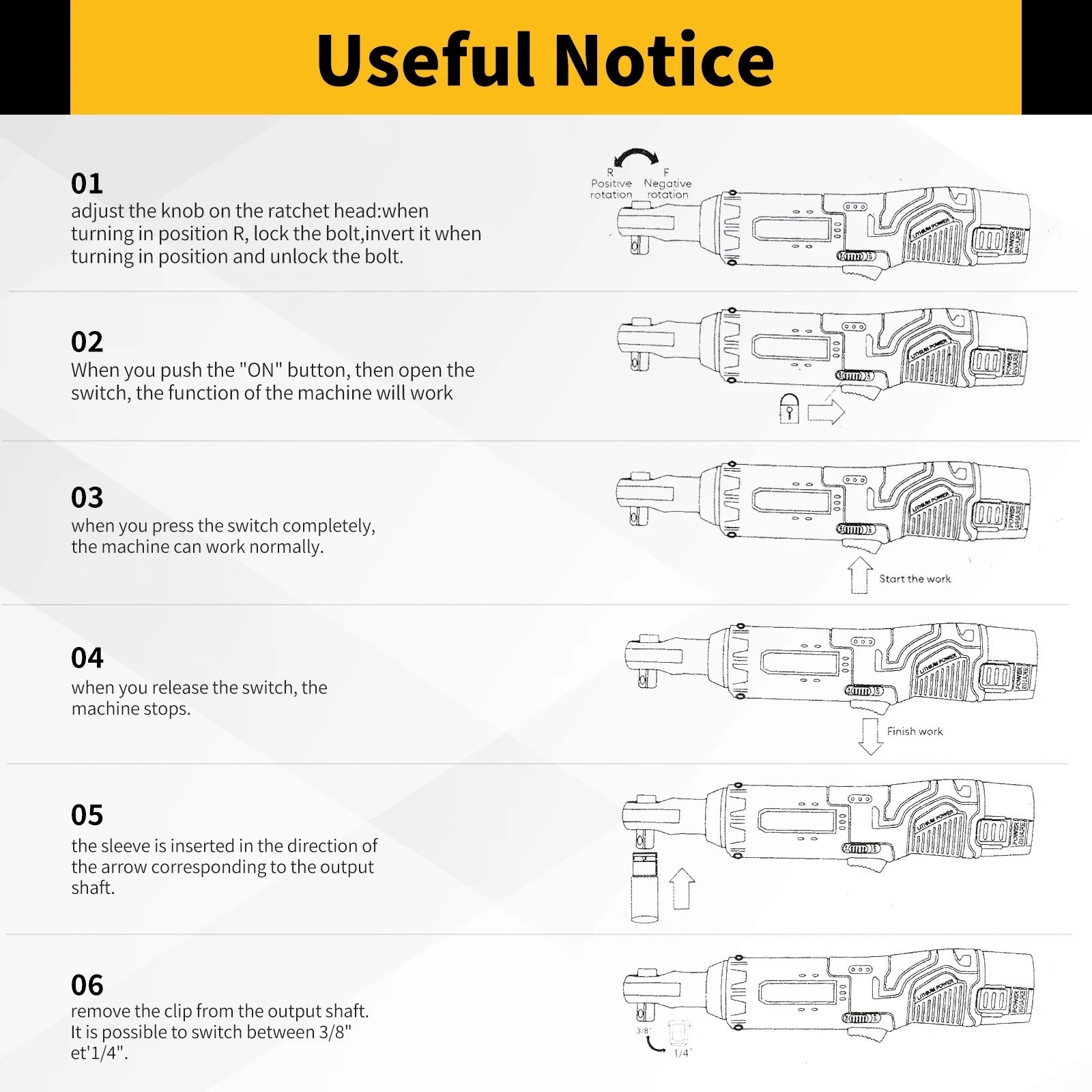 DEWALT DCF513 20V Brushless Cordless Ratchet Wrench 3/8″-1/2″ Quick Release