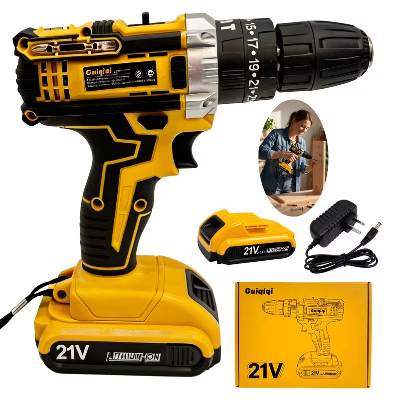 21V Cordless Drill Set