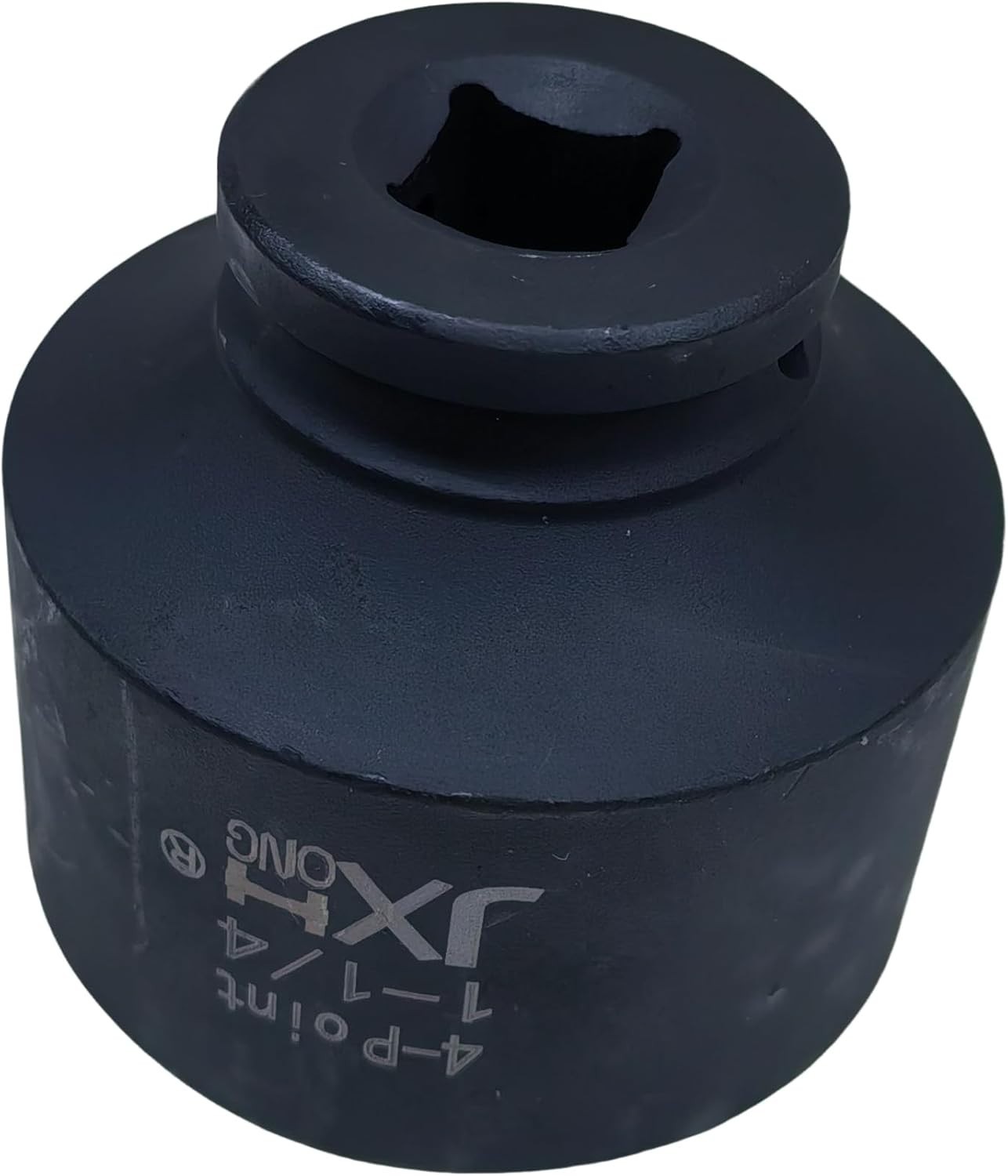 1/2″ Drive 1-1/4″ 4-Point Square Impact Socket, Heat Treated Cr-Mo Alloy Steel