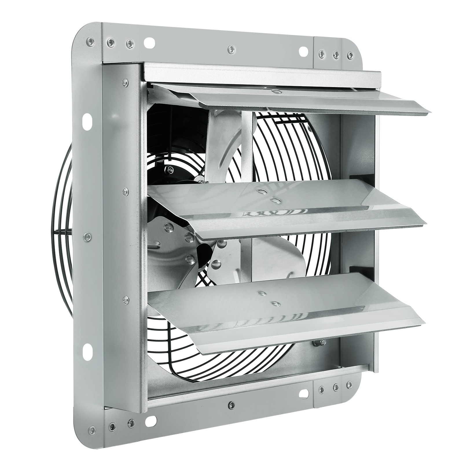 VEVOR Shutter Exhaust Fan Shop Exhaust Fan 10” Wall Mounted Aluminum 820 CFM